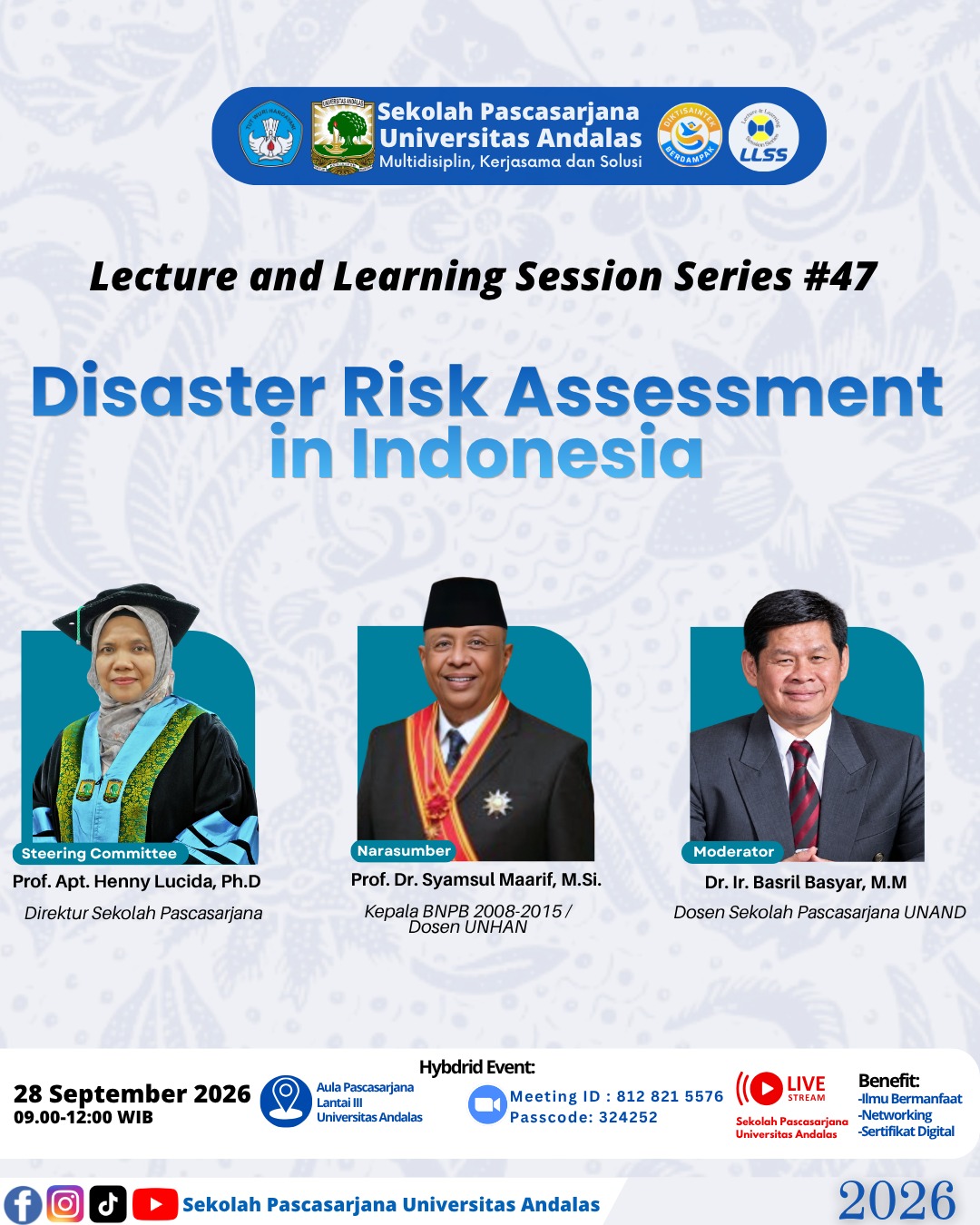 Poster LLSS #44 Pascasarjana Universitas Andalas