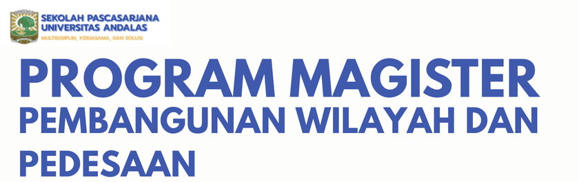 Magister Pembangunan Wilayah dan Pedesaan