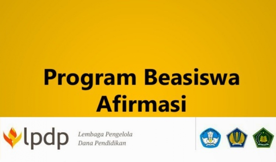 Tawaran Beasiswa Afirmasi Tahap II Tahun 2018 (en-GB)