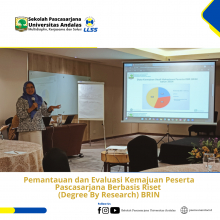 Pemantauan dan Evaluasi Kemajuan Peserta Pascasarjana Berbasis Riset  (Degree By Research) BRIN