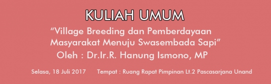 Kuliah Umum Oleh Dr.Ir.R. Hanung Ismono, MP (en-GB)