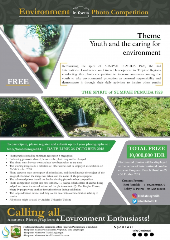 Environment in Focus Photo Competition &quot;Youth and Caring for Environment (en-GB)