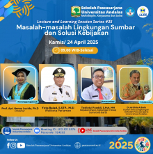 Webinar Masalah-masalah Lingkungan Sumbar dan Solusi Kebijakan