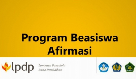 Tawaran Beasiswa Afirmasi Tahap III Tahun 2018 (en-GB)