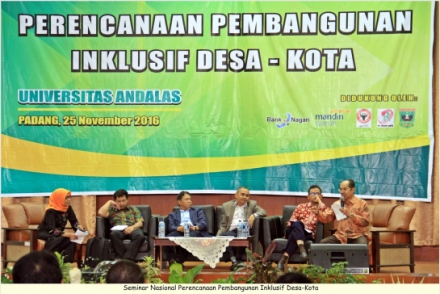 Seminar Nasional &quot;Perencanaan Pembangunan Inklusif Desa-Kota&quot; Telah terlaksana dengan baik (en-GB)