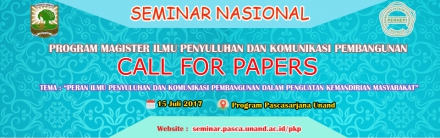 Seminar Nasional Magister Ilmu Penyuluhan dan Komunikasi Pembangunan