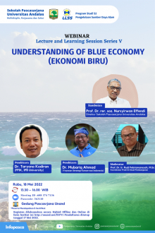 WEBINAR LLSS V : Understanding of Blue Economy (Ekonomi Biru)