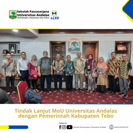 Universitas Andalas dan Pemerintah Kabupaten Tebo Jalin Kerjasama