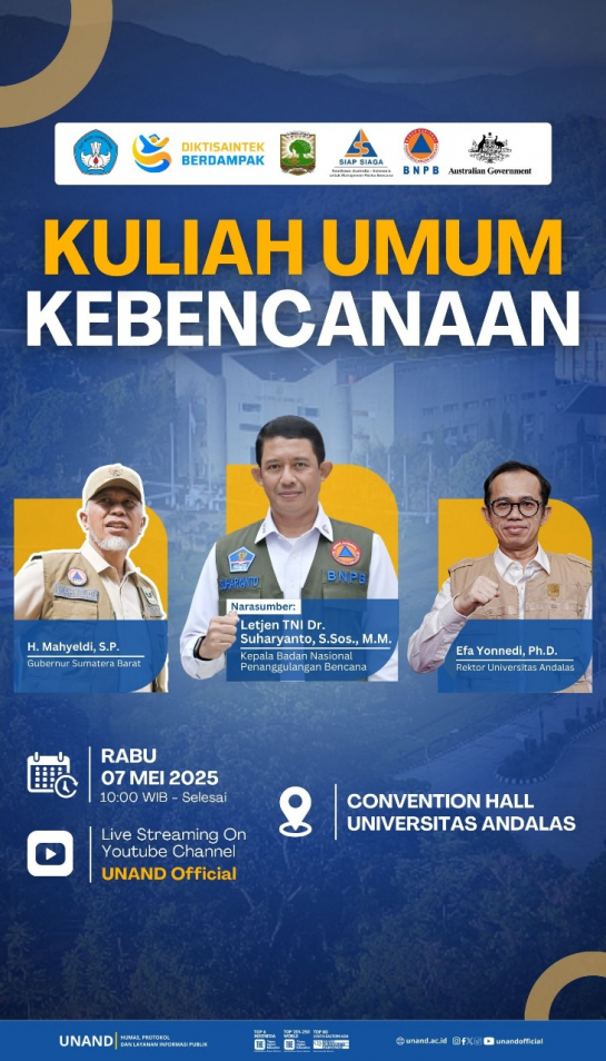 Hadiri Kuliah Umum Kebencanaan