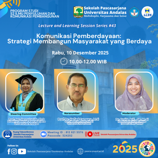 Webinar Komunikasi Pemberdayaan: Strategi Membangun Masyarakat yang Berdaya