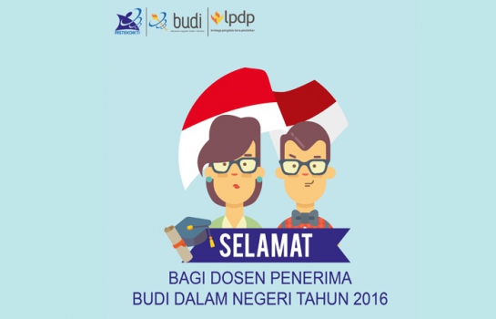 Pengumuman Hasil Seleksi Beasiswa Unggulan Dosen Indonesia (BUDI) Dalam Negeri 2016